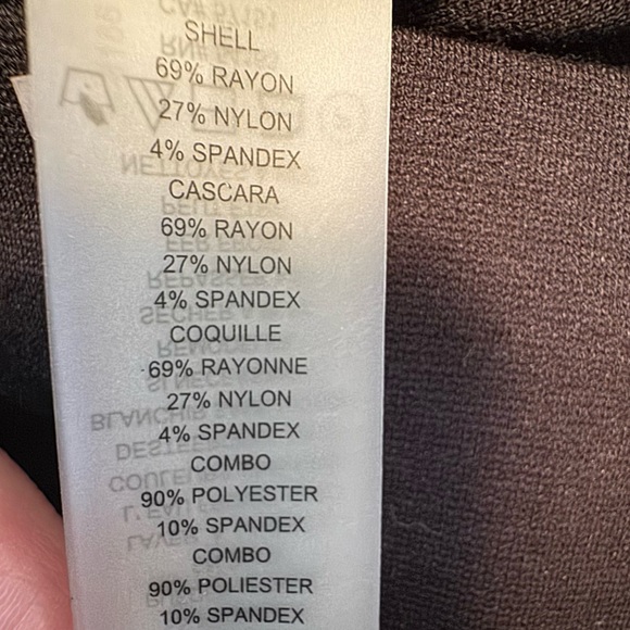 VINCE CAMUTO velvet trim dress in black - Picture 15 of 15